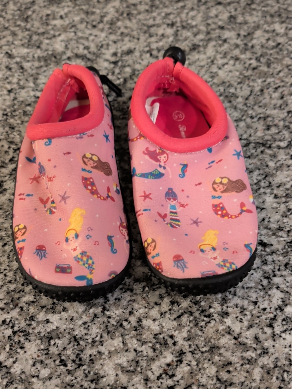 Tommy Bahama Pink Mermaid Print Kids Water Shoes